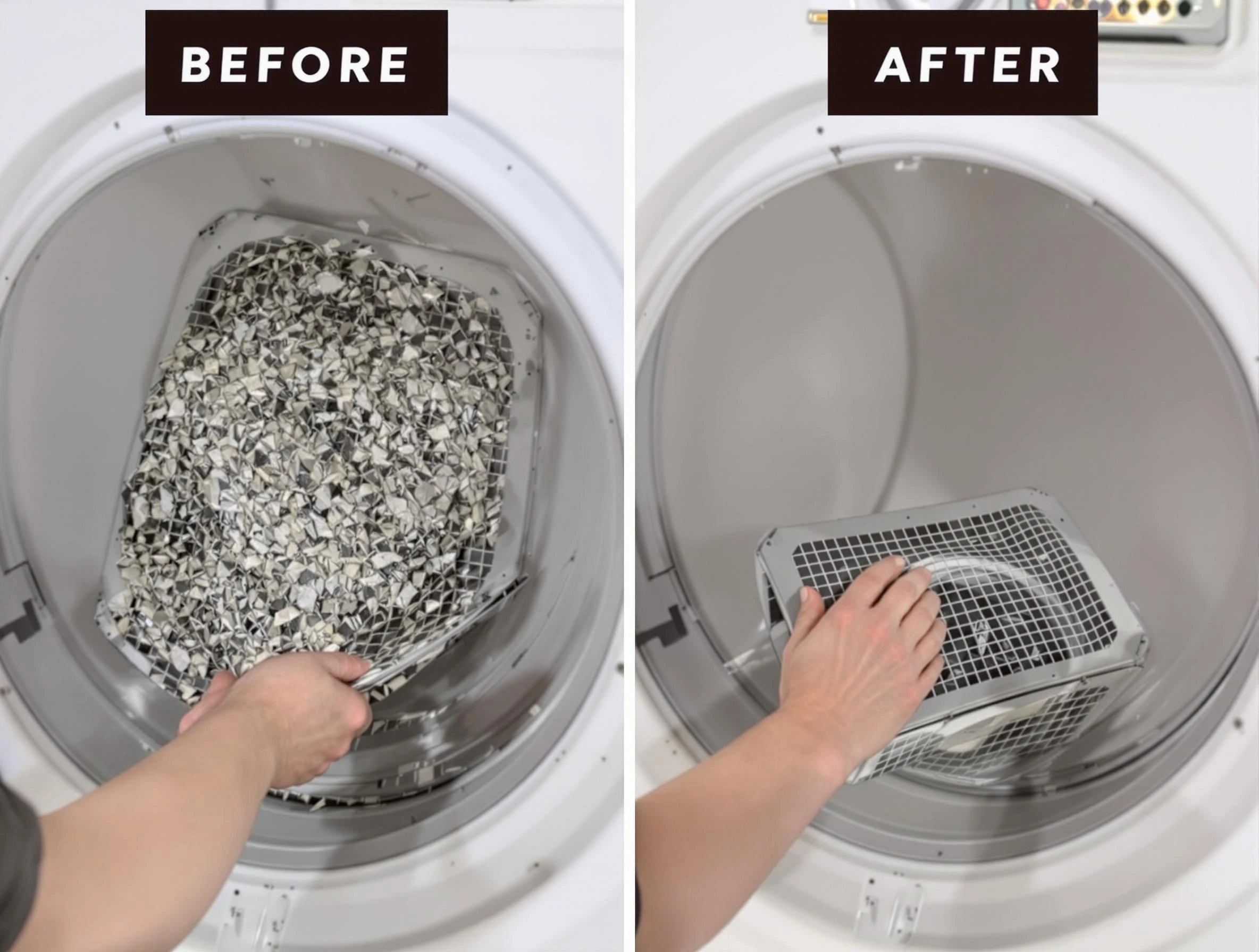 Professional lint trap cleaning by Layton Dryer Vent Cleaning in Layton